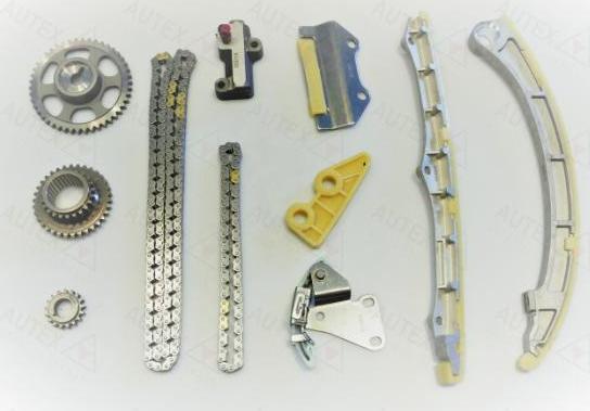 Autex 711411 - Комплект цепи привода распредвала abcparts.ee