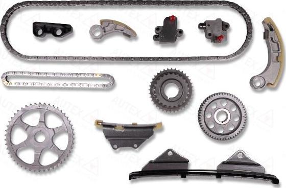 Autex 711534 - Комплект цепи привода распредвала abcparts.ee