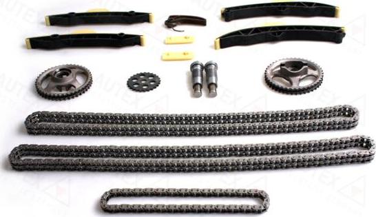 Autex 711345 - Комплект цепи привода распредвала abcparts.ee