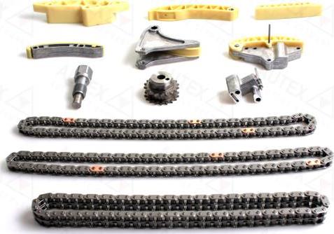 Autex 711352 - Комплект цепи привода распредвала abcparts.ee