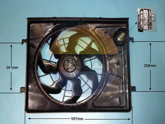 Auto Air Gloucester 05-1497 - Электродвигатель, вентилятор радиатора abcparts.ee