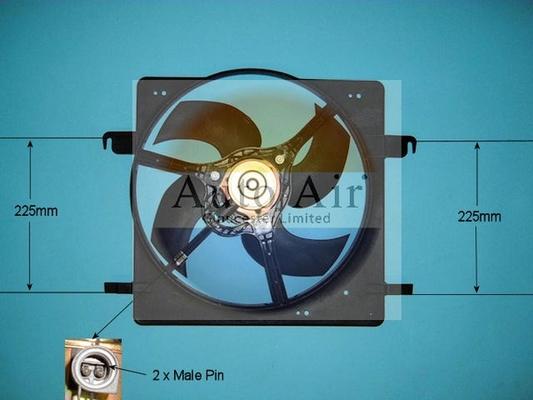 Auto Air Gloucester 05-1138 - Электродвигатель, вентилятор радиатора abcparts.ee