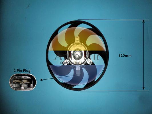 Auto Air Gloucester 05-1881 - Электродвигатель, вентилятор радиатора abcparts.ee