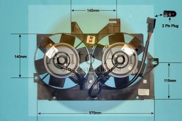 Auto Air Gloucester 05-1244 - Электродвигатель, вентилятор радиатора abcparts.ee