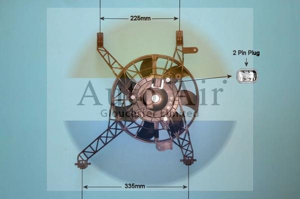 Auto Air Gloucester 05-1263 - Электродвигатель, вентилятор радиатора abcparts.ee