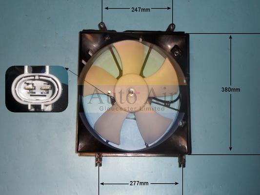 Auto Air Gloucester 05-1784 - Электродвигатель, вентилятор радиатора abcparts.ee