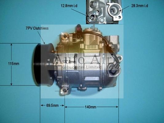 Auto Air Gloucester 14-9745 - Компрессор кондиционера abcparts.ee
