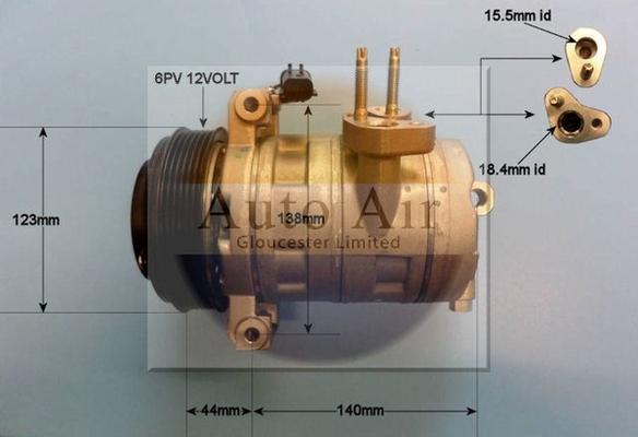 Auto Air Gloucester 14-9746 - Компрессор кондиционера abcparts.ee