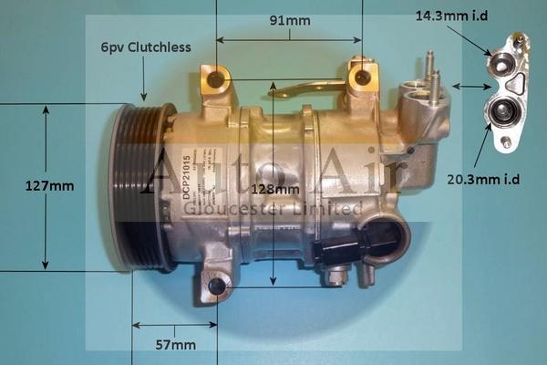 Auto Air Gloucester 14-0129 - Компрессор кондиционера abcparts.ee
