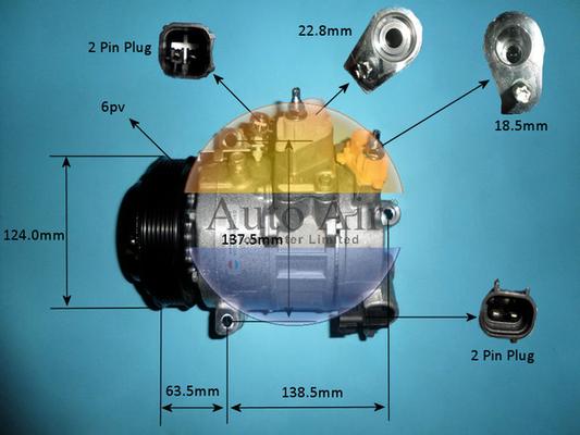 Auto Air Gloucester 14-0822P - Компрессор кондиционера abcparts.ee