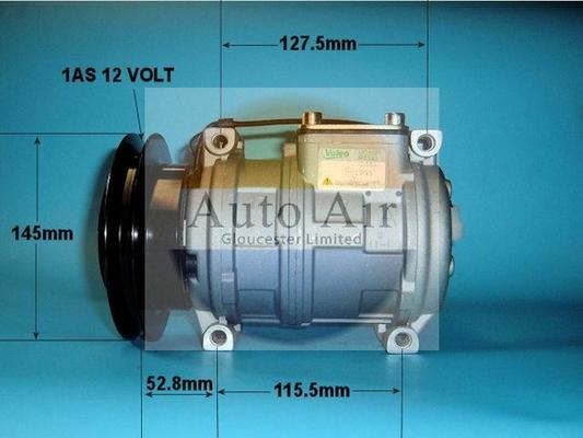 Auto Air Gloucester 14-1001R - Компрессор кондиционера abcparts.ee