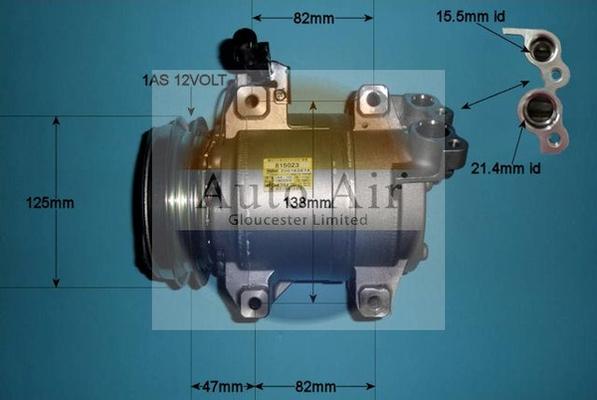 Auto Air Gloucester 14-2073 - Компрессор кондиционера abcparts.ee