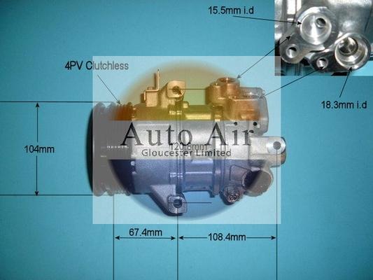 Auto Air Gloucester 14-7003 - Компрессор кондиционера abcparts.ee