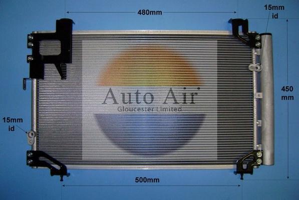 Auto Air Gloucester 16-9927 - Конденсатор кондиционера abcparts.ee