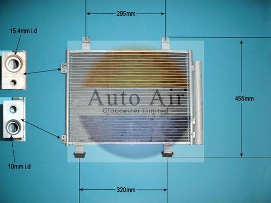 Auto Air Gloucester 16-9979 - Конденсатор кондиционера abcparts.ee