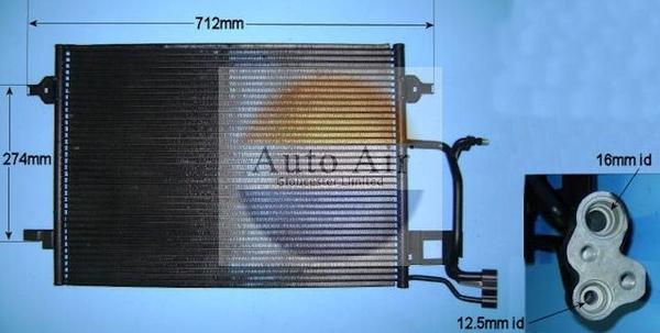 Auto Air Gloucester 16-9562 - Конденсатор кондиционера abcparts.ee