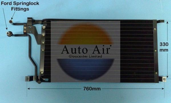 Auto Air Gloucester 16-5113 - Конденсатор кондиционера abcparts.ee
