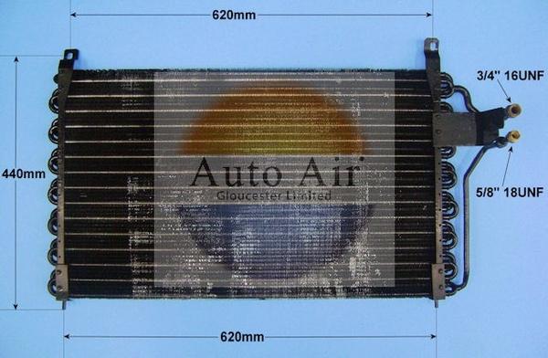 Auto Air Gloucester 16-6551 - Конденсатор кондиционера abcparts.ee