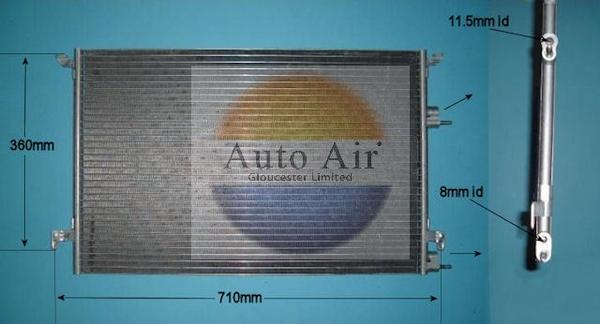 Auto Air Gloucester 16-6020 - Kondensaator,kliimaseade abcparts.ee