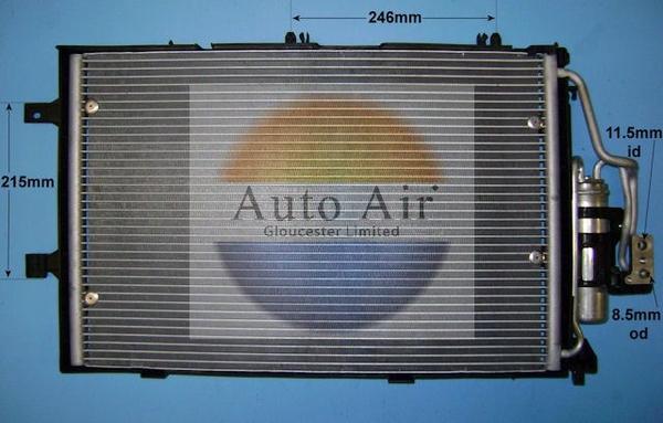 Auto Air Gloucester 16-6212 - Конденсатор кондиционера abcparts.ee