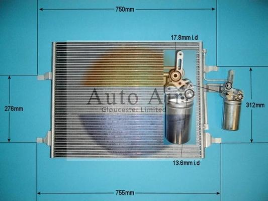 Auto Air Gloucester 16-6231 - Kondensaator,kliimaseade abcparts.ee