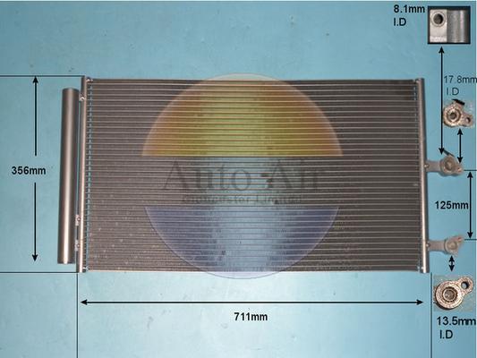 Auto Air Gloucester 160085 - Конденсатор кондиционера abcparts.ee