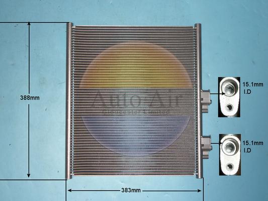 Auto Air Gloucester 16-0144 - Конденсатор кондиционера abcparts.ee