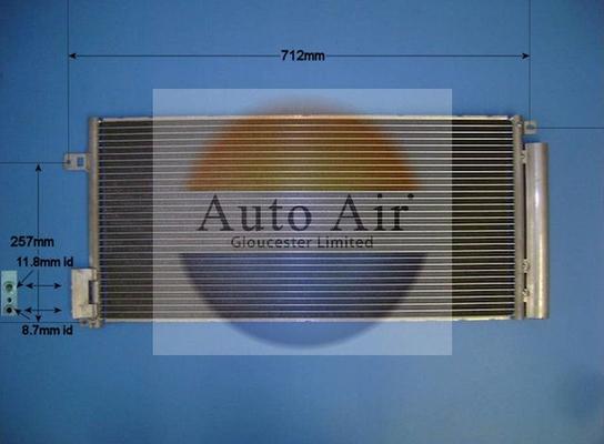 Auto Air Gloucester 16-1066 - Конденсатор кондиционера abcparts.ee