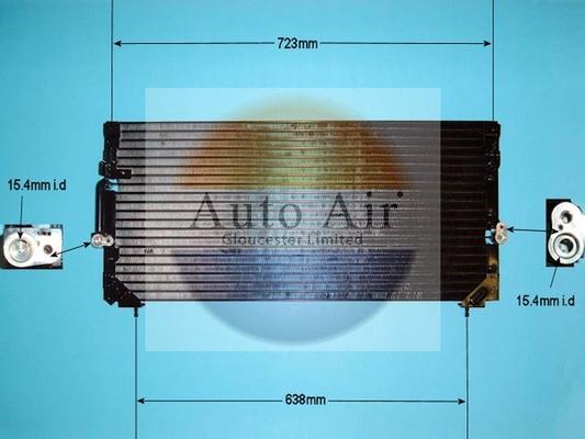 Auto Air Gloucester 16-1024 - Конденсатор кондиционера abcparts.ee