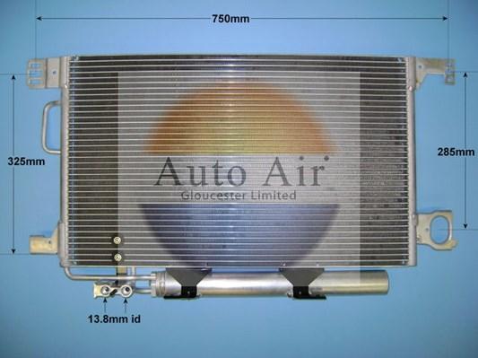 Auto Air Gloucester 16-1340 - Конденсатор кондиционера abcparts.ee