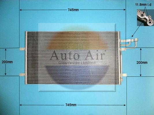 Auto Air Gloucester 16-1311 - Конденсатор кондиционера abcparts.ee