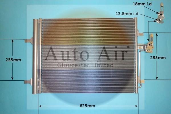 Auto Air Gloucester 16-1337 - Конденсатор кондиционера abcparts.ee