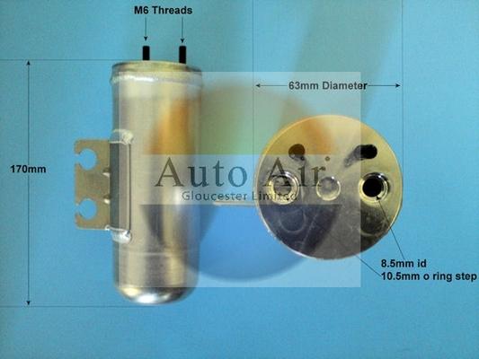Auto Air Gloucester 31-1124 - Осушитель, кондиционер abcparts.ee