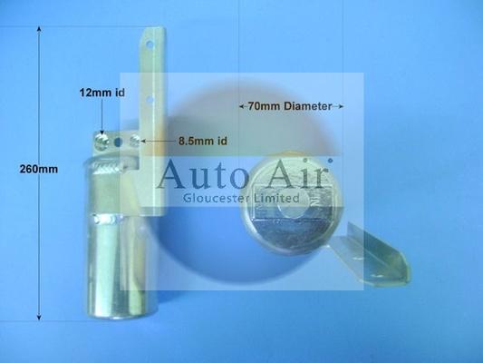 Auto Air Gloucester 31-3172 - Осушитель, кондиционер abcparts.ee