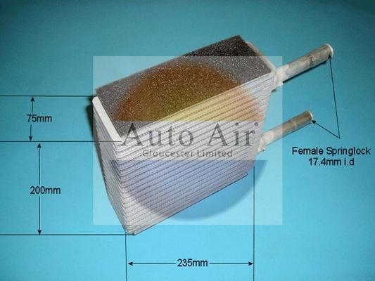 Auto Air Gloucester 21-6041 - Испаритель, кондиционер abcparts.ee