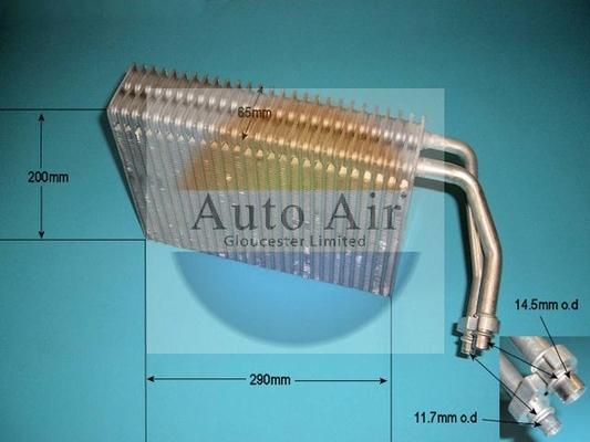 Auto Air Gloucester 21-0018 - Испаритель, кондиционер abcparts.ee