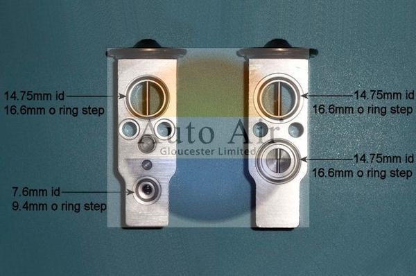 Auto Air Gloucester 22-1045 - Расширительный клапан, кондиционер abcparts.ee