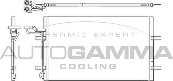 Autogamma 105199 - Конденсатор кондиционера abcparts.ee