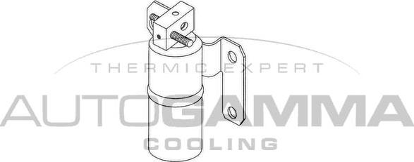 Autogamma 106018 - Осушитель, кондиционер abcparts.ee