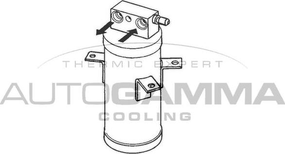 Autogamma 106128 - Осушитель, кондиционер abcparts.ee