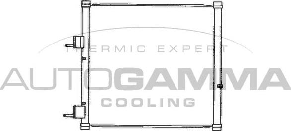 Autogamma 100573 - Конденсатор кондиционера abcparts.ee