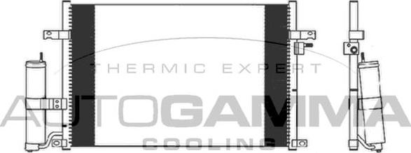 Autogamma 103903 - Конденсатор кондиционера abcparts.ee