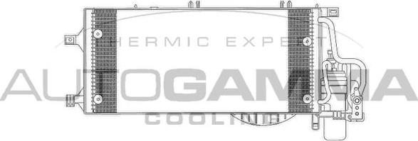 Autogamma 103625 - Конденсатор кондиционера abcparts.ee