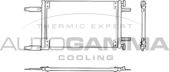Autogamma 102966 - Конденсатор кондиционера abcparts.ee