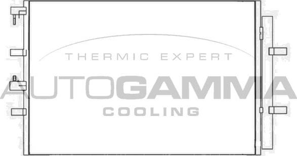 Autogamma 107655 - Конденсатор кондиционера abcparts.ee