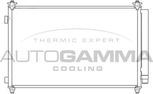 Autogamma 107041 - Конденсатор кондиционера abcparts.ee