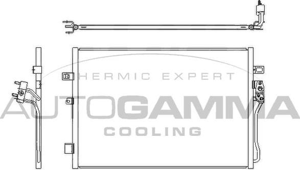 Autogamma 107289 - Конденсатор кондиционера abcparts.ee