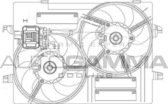 Autogamma GA200875 - Вентилятор, охлаждение двигателя abcparts.ee