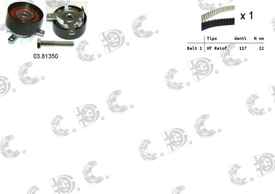 Autokit 04.5316 - Hammasrihma komplekt abcparts.ee