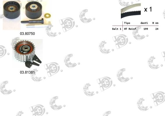 Autokit 04.5311 - Комплект зубчатого ремня ГРМ abcparts.ee